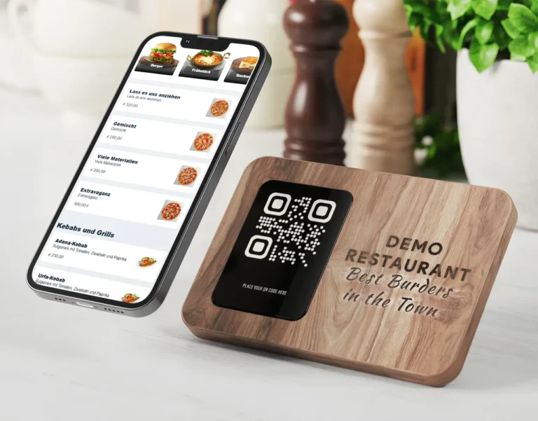 Digitales QR-Menü